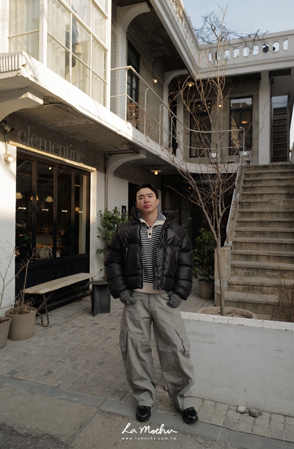 彎刀牛仔斜紋布長褲